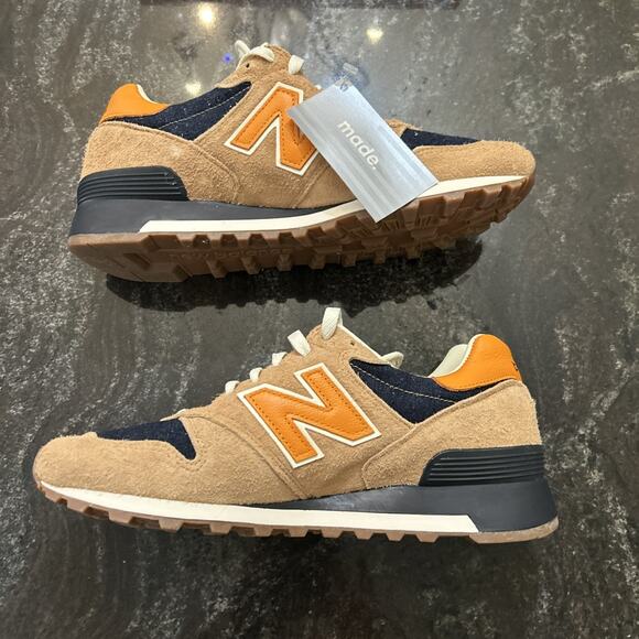 Levi's × New Balance Collaboration 1300 Orange Black M1300LV Men's Size 9.5 - Picture 11 of 16